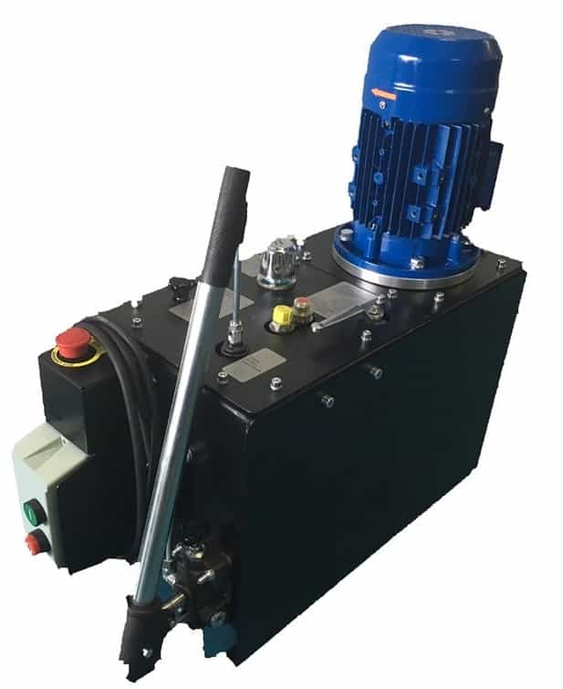 1-fas elektriskt hydraulaggregat 35 liter tank 230V