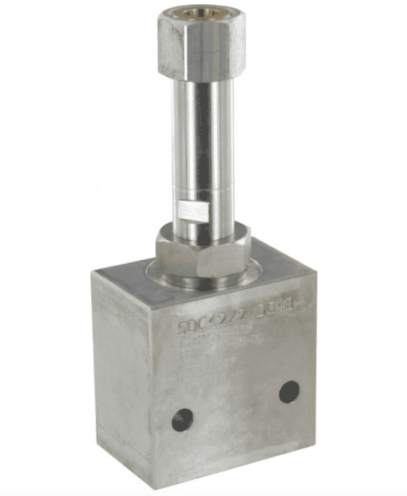 2-vägs flödesregleringsventil NC 1/2" 65l/min