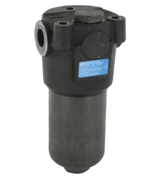 Hydraultryckfilter 1/2" BSP, 88 L/min, 25µ glasfiber