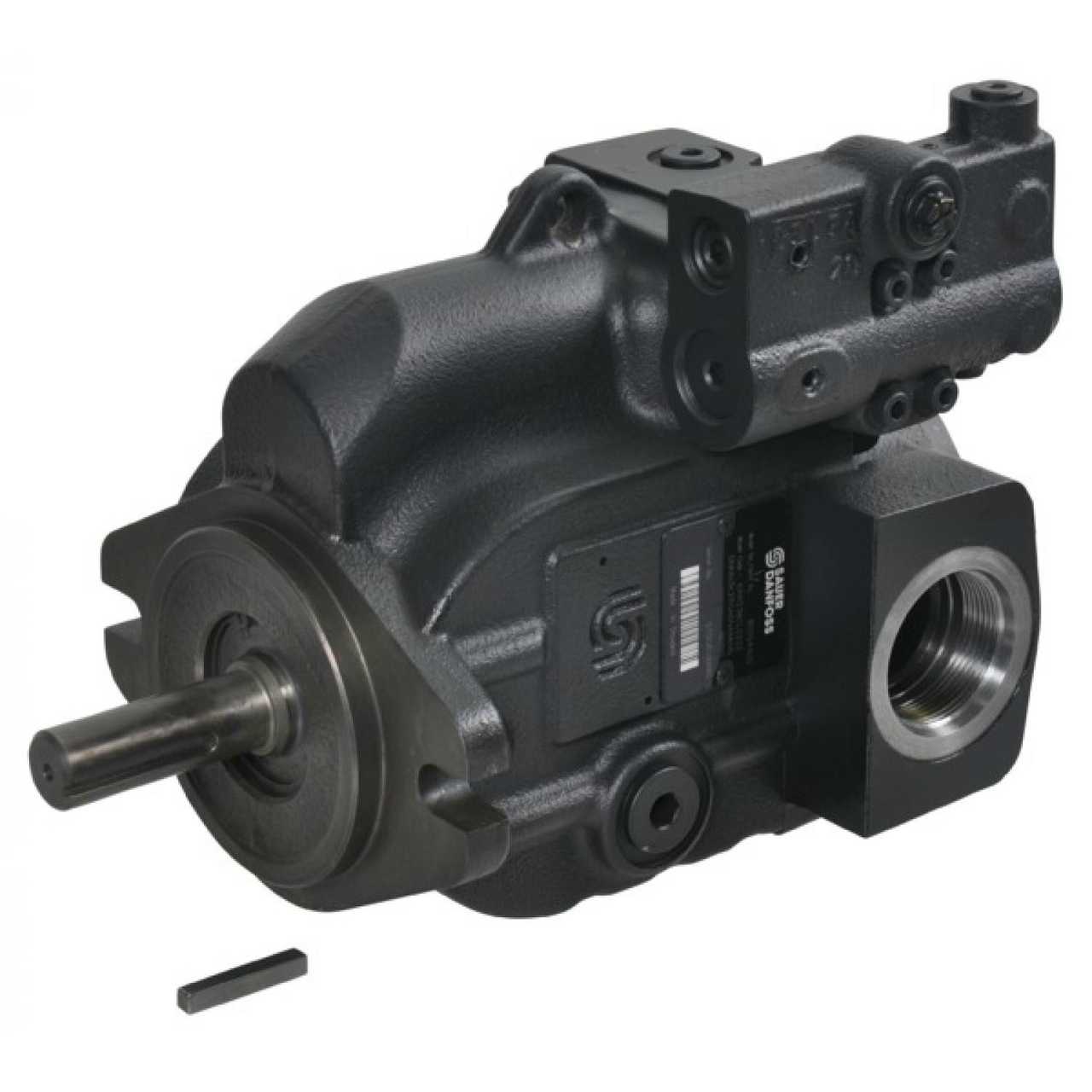 Danfoss axialkolvpump vänsterroterande 45cc/varv LS-reglering K2-axel