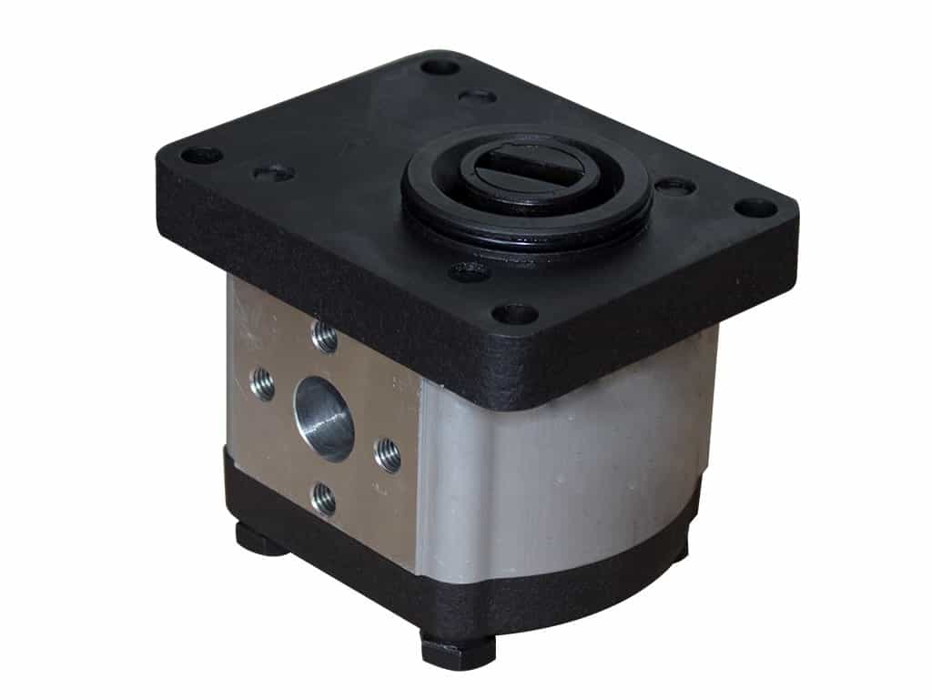 Bakpump 22 cc tandempump höger med 8 mm platt axel - styrkant 50,8 mm grupp 30+20