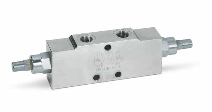 Dubbelverkande balanseringsventil VBCD 1/4" DE
