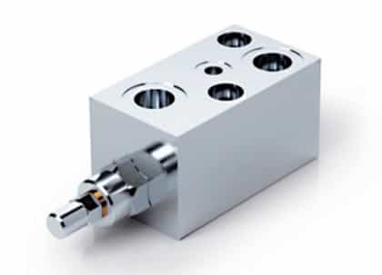 Enkelverkande balanseringsventil flänsbar hydraulmotor VBCDF 1/2" SE OMS SF