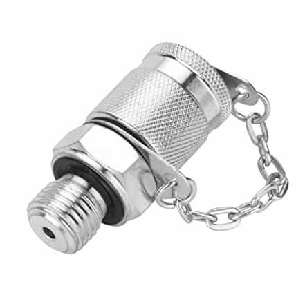 Minimess koppling 1/8'' BSP hane med metall skyddslock