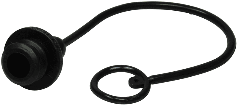 Dammskydd svart för snabbkoppling 1/2" BSP hona, BG-mått 3