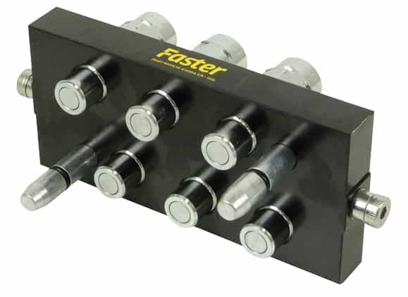 Faster multi snabbkoppling 6x 3/8" BSP hane (typ P606)