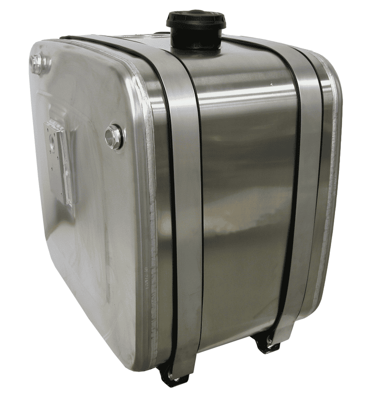 Hydraultank 170 liter aluminium med sidmontering och internt filter