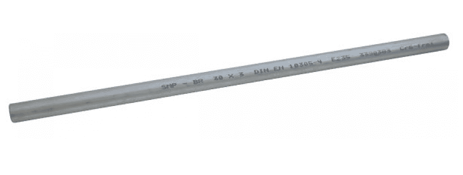 Hydraulrör 12LS 1 meter vitpassiverat stål 12x1,5