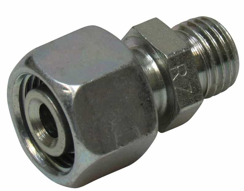 Adapter 10S - 20S hane-hona med svivelmutter