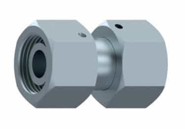 Dubbelmutter 14S (M22x1,5) - 20S (M30x2)