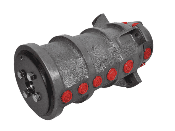 Roterande genomföring RC Ø100mm BSP 2x1" - 2x 3/4" - 6x1/2"
