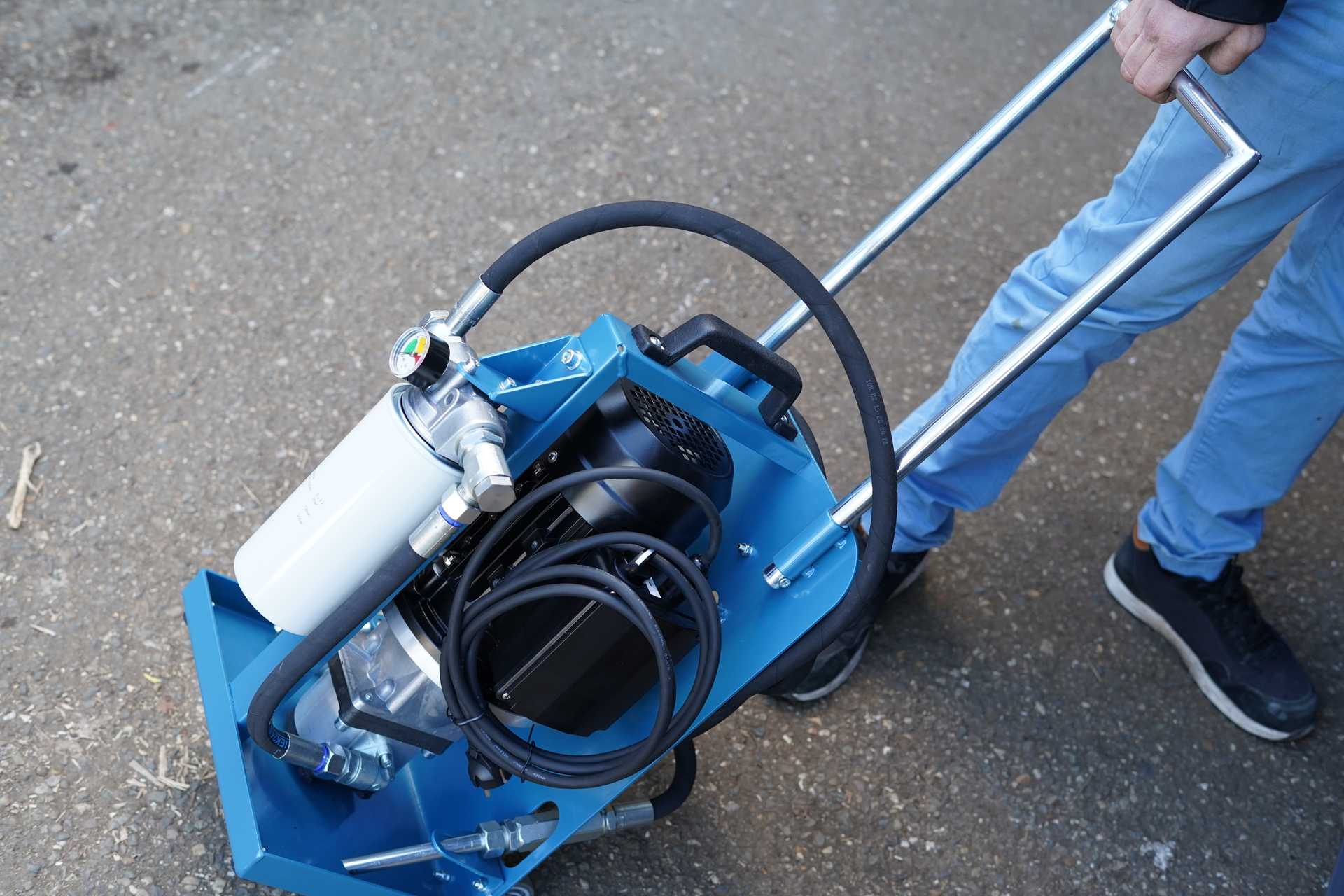 Bärbart filtersystem 15 l/min - 10 µm - 230V