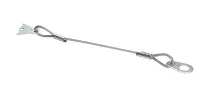 Säkerhetslina av stål för 1" 1/16 hydraulslangkopplingar