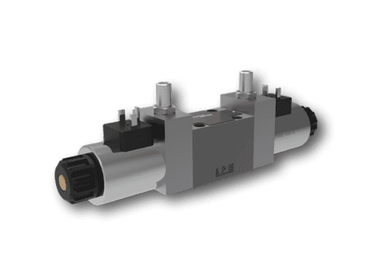 Argo Hytos NG6 24 VDC Cetop Elektrisk 4/3 riktningsventil, PT Anslutna AB Stängd 350 bar