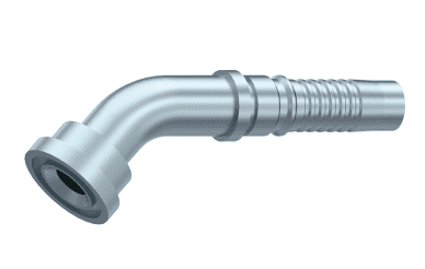 1" DN interlock presskoppling 45º SAE 54 mm 9000 PSI