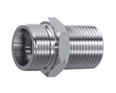 Rostfri NPT 3/8" - 6S (M14x1,5) hane inskruvningskoppling