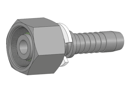 Rostfri 1/2" DN presskoppling 12L M18x1,5 med o-ring