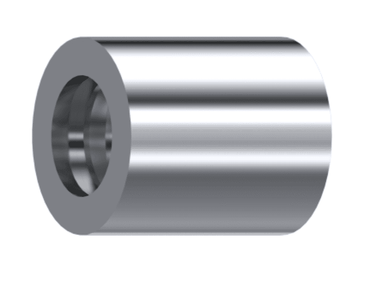 Rostfri presskoppling för DN 3/8" lämplig för R2A-2ST - 4SP-R9R - R12
