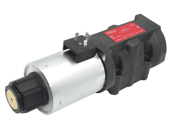 Argo Hytos NG10 24 VDC Cetop Elektrisk 4/2 riktningsventil, AT anslutna PB anslutna 350 bar