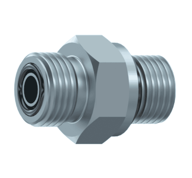Metrisk ORFS inskruvningskoppling 1"-14h hane M22x1.5 hane