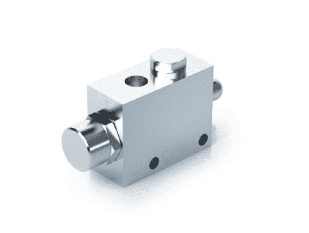 Hydraulisk ändlägesventil med backventil G 1/2" BSP normalt öppen