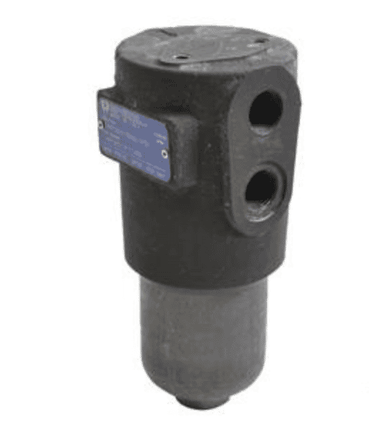 Hydrauliskt tryckfilter 1/2" BSP, 20 L/min, 3µm glasfiber, tryckskillnad 20