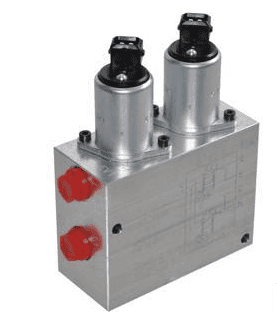 Reduceringsventil 1/4" 6 l/min 0-35 bar (24V) dubbel proportionell