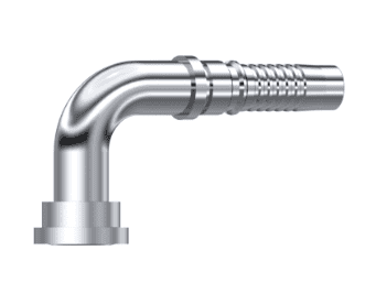 Rostfri 1'' DN interlock presskoppling 90º SAE 54 mm 6000 PSI