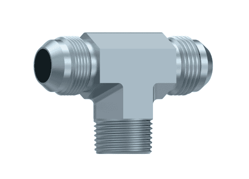 T-adapter JIC 1"5/16 12h UNF hane - 1" BSPT hane