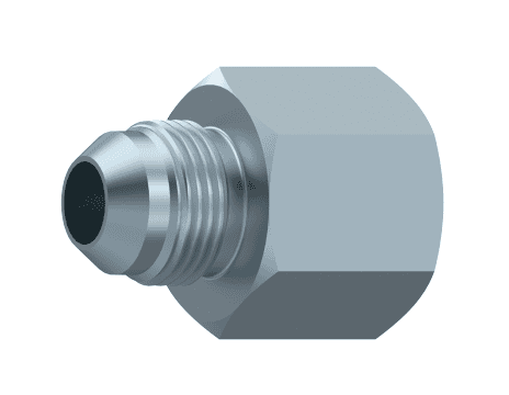 Adapter JIC 1/2" 20h UNF hane - 1/4" BSP hona
