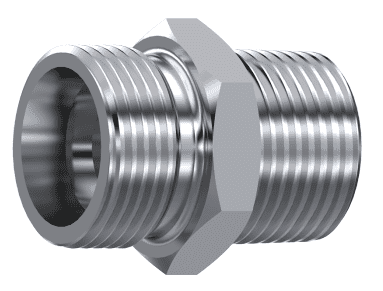 Rostfri BSPT 1/2" - 16S (M24x1,5) hane inskruvningskoppling