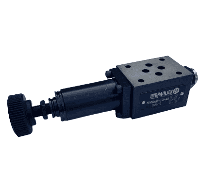 NG6 Hydrauliskt mellanblock med tryckbegränsning i P 0-100 bar