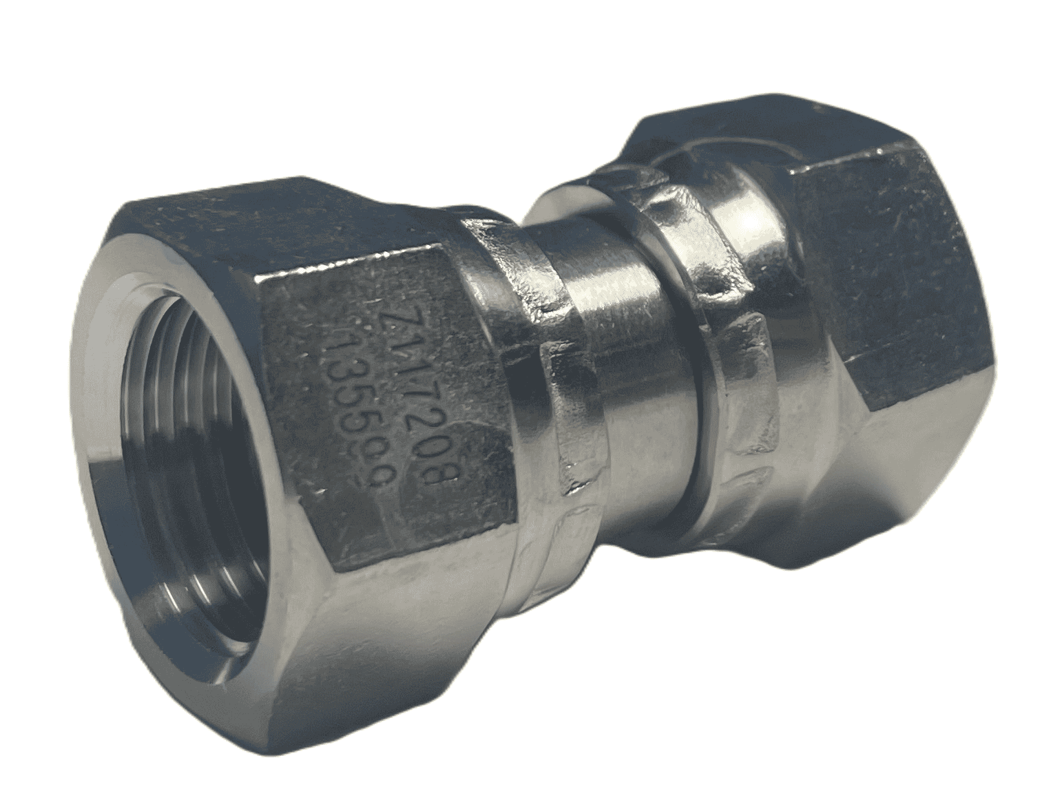 Rostfri dubbelmutter 1" BSP