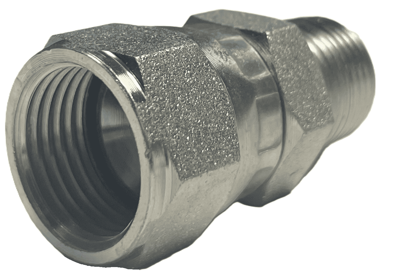 Adapter 3/4" 16h UNF hona - 1/2" NPT hane med svivel