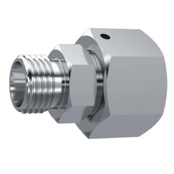 Rostfri adapter 10L - 8L hane-hona