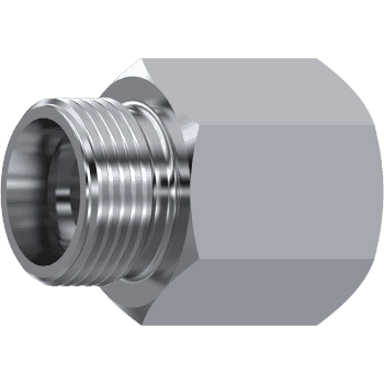 Rostfri reducering adapter 10S Hane - 3/8" BSP hylsa hona