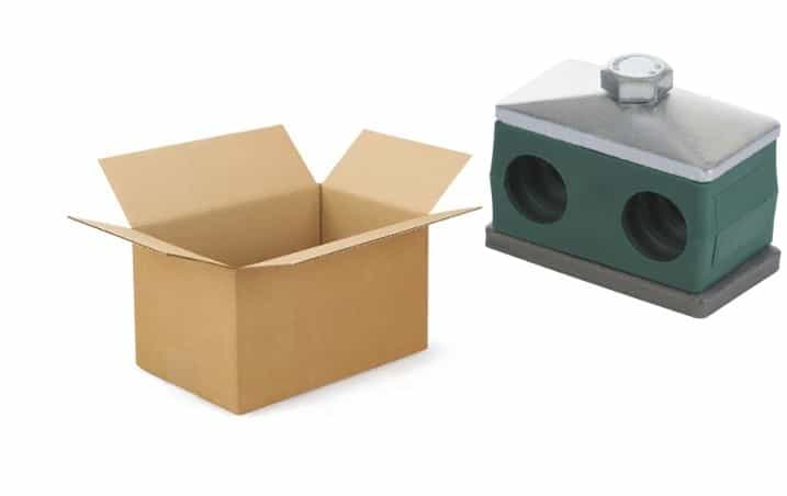 Storpack 100 st förstärkt rörklammer dubbel komplett 10 mm