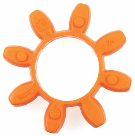 Plaststjärna orange Rotex 65