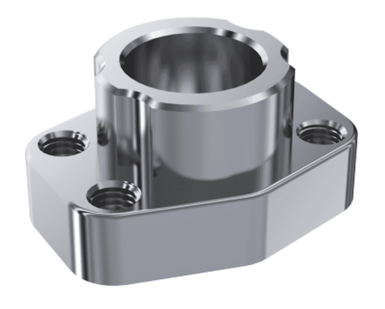 2"1/2 rostfri SAE svetsfläns hona | motfläns | Ø 76,6 mm | 3000 PSI