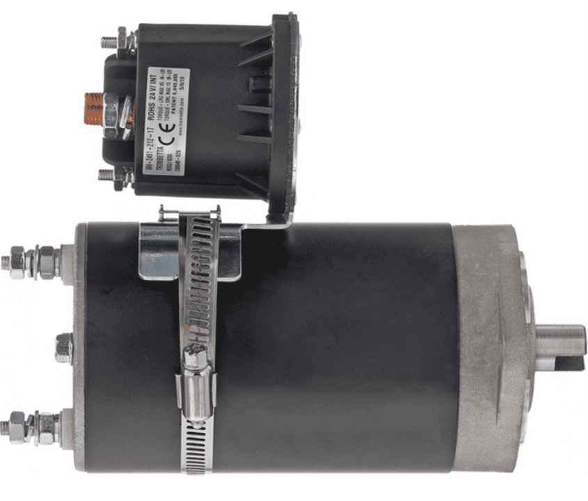 24V minihydraulaggregat motor 0,5kW