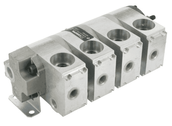 Flödesdelare (motor) Casappa 4 sektioner 3-8 l/min