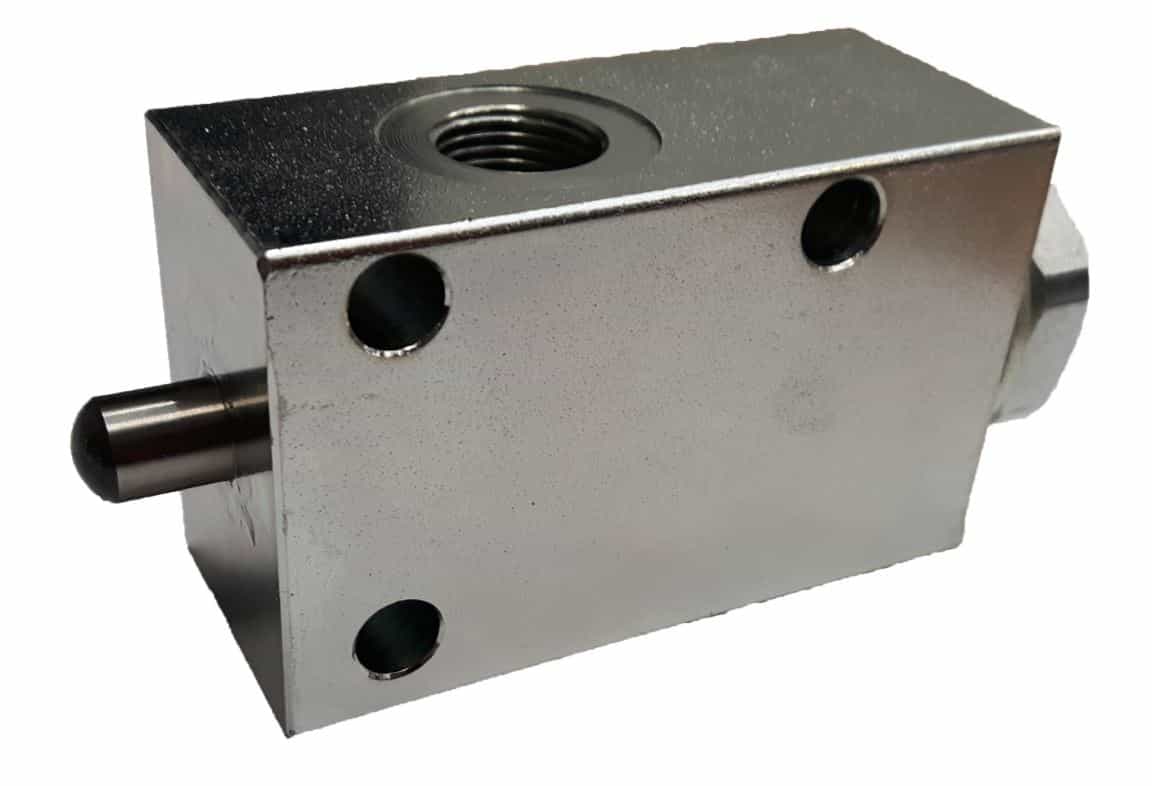 Enkelverkande ändlägesventil 3/8'' BSP