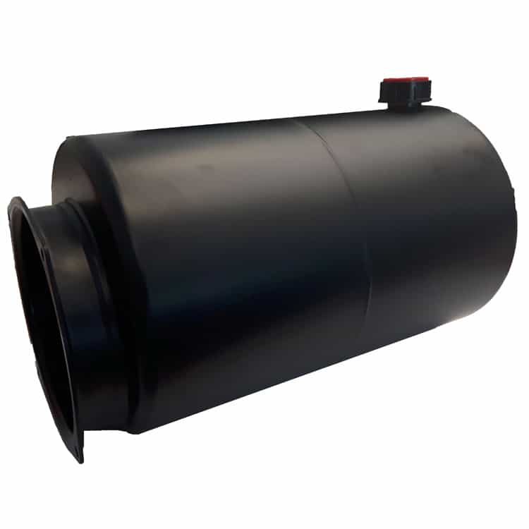 Minihydraulaggregat tank stål horisontell 8 liter (inte standard)
