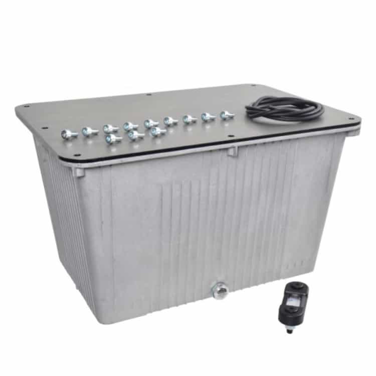 Aluminiumhydrauliktank NG 30 liter komplett set