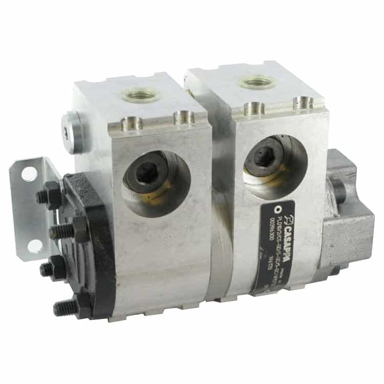 Flödesdelare (motor) Casappa 2 sektioner 6-19 l/min