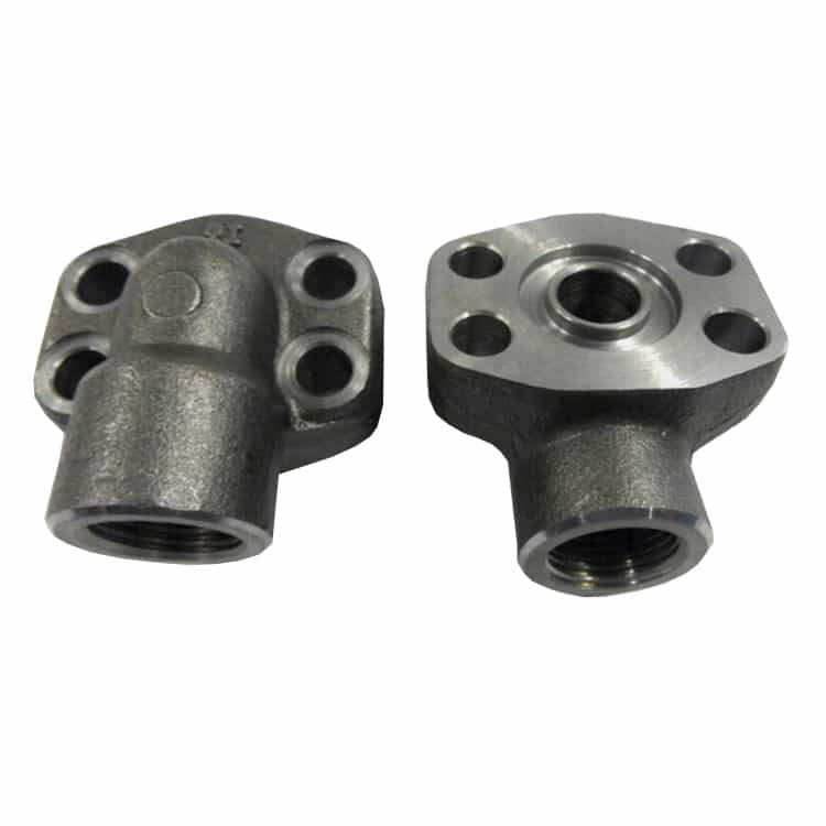 SAE 90° gängfläns (hona) 1/2" BSP, 1/2 tum, 3000 PSI