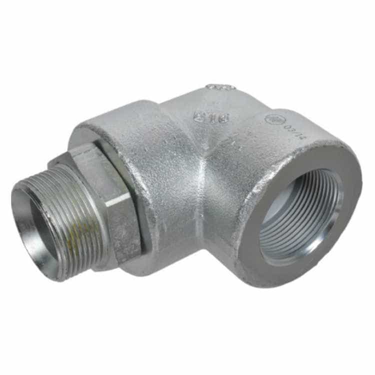 Svängkoppling 1" 1/2 BSP 90°