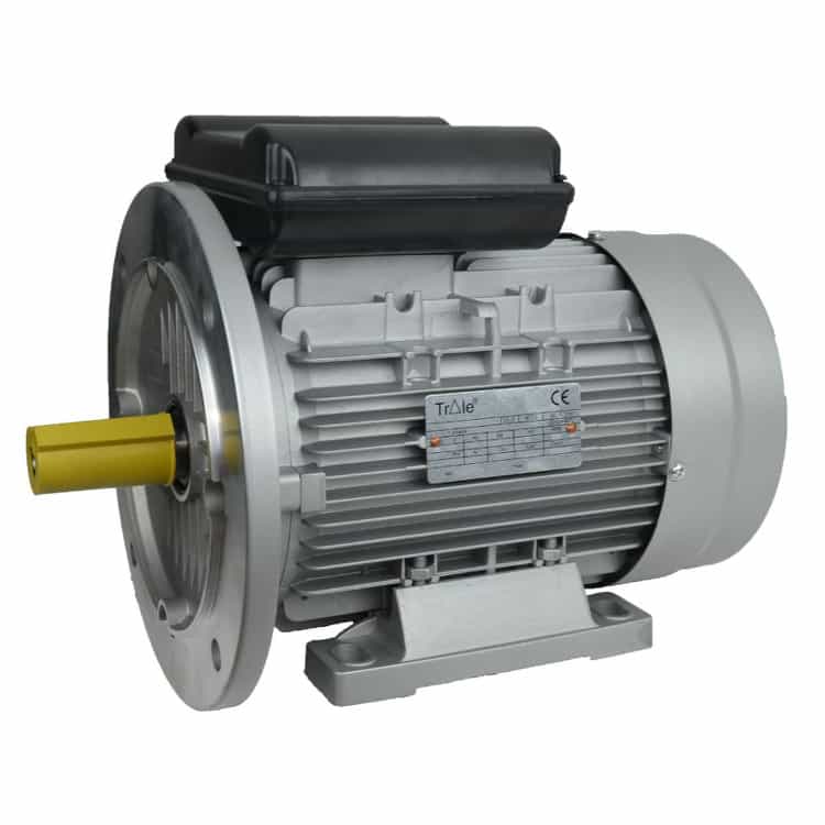 1-fas elmotor 1,5 kW, 230 Volt | Fot-flänsmontering B3-B5 | 1500 varv/min