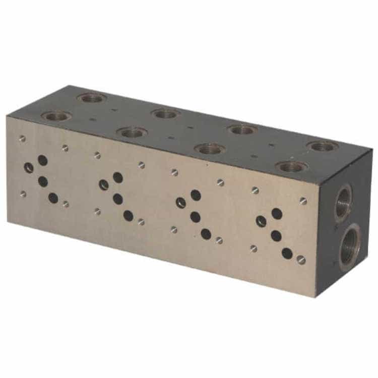 NG10 underblock (serie), 2 sektioner, med topp- och sidoanslutning