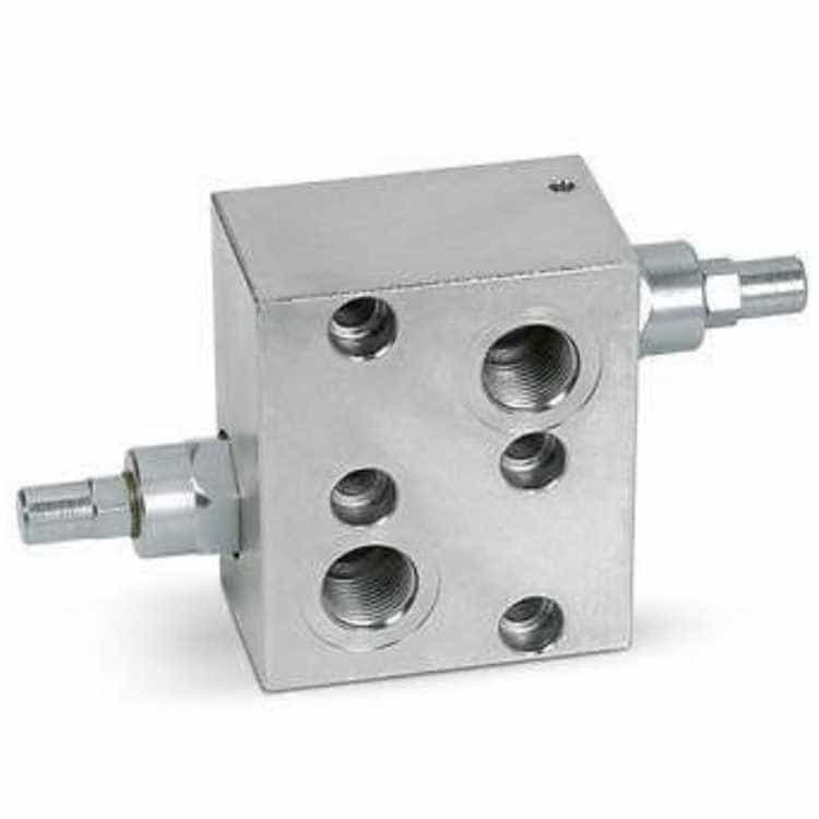 Dubbelverkande balanseringsventil flänsbar hydraulmotor VBCDF 1/2" DE MP/MR